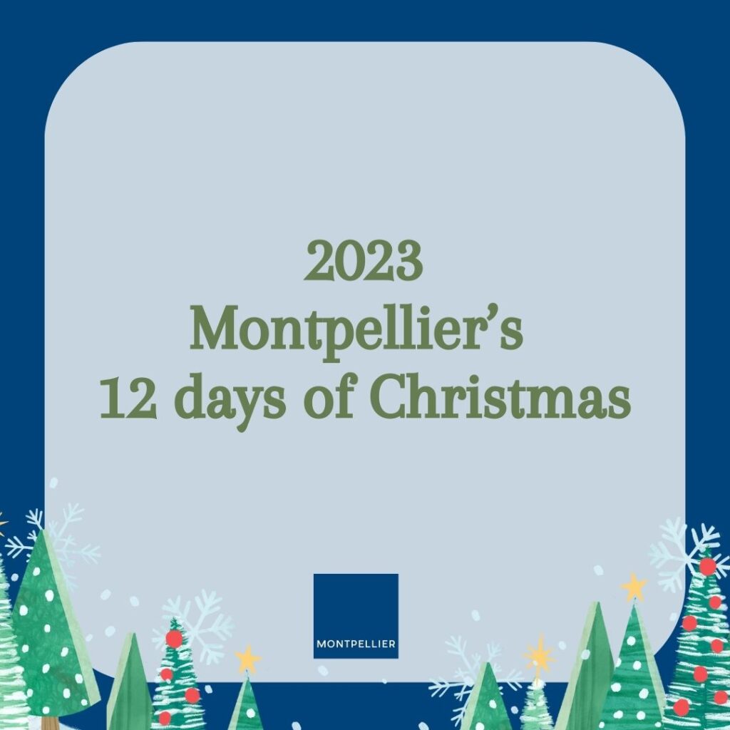 2023 Team Montpellier's #12daysofChristmas